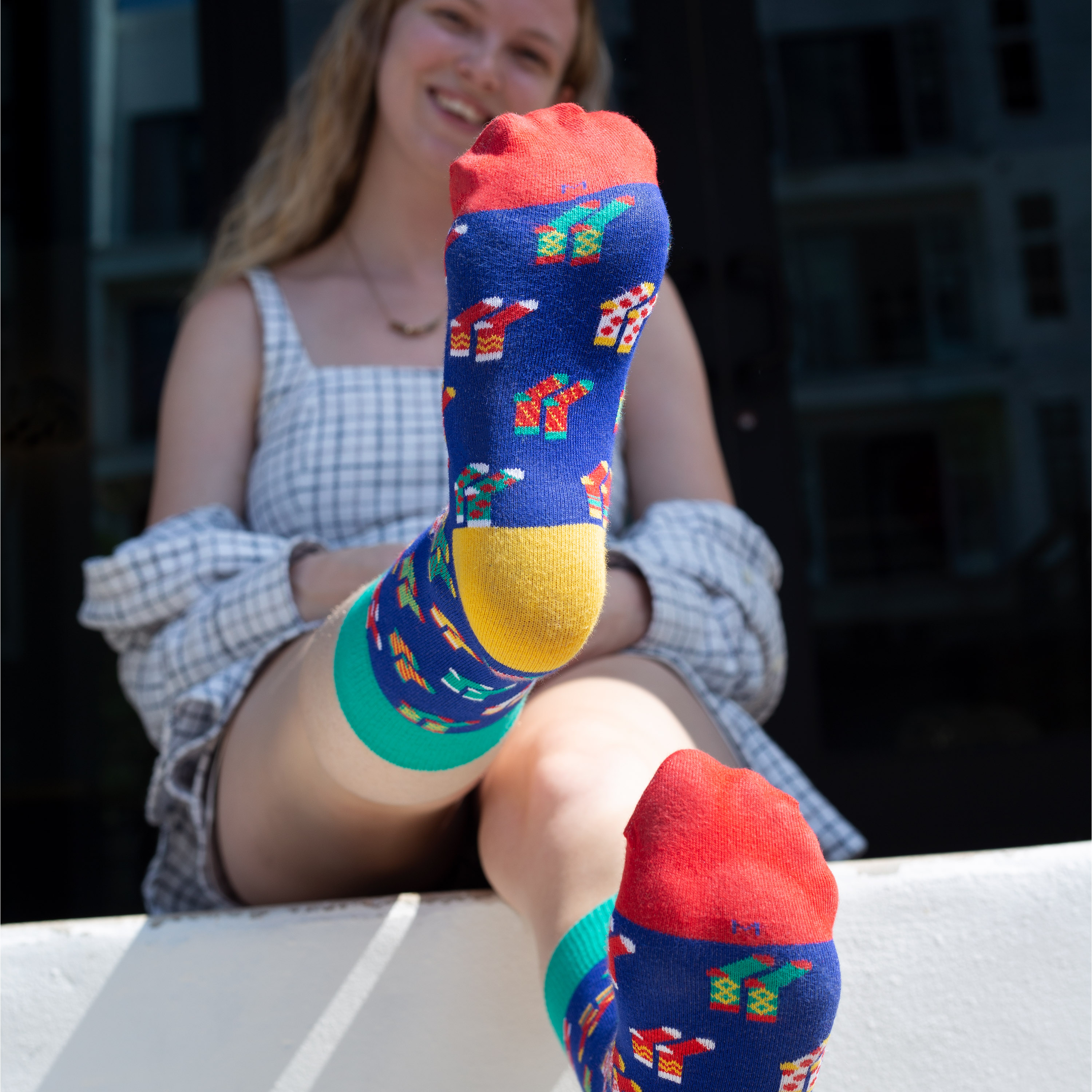 Crew Birthday Socks - Celebratory Footwear for Your Day - American Made 1