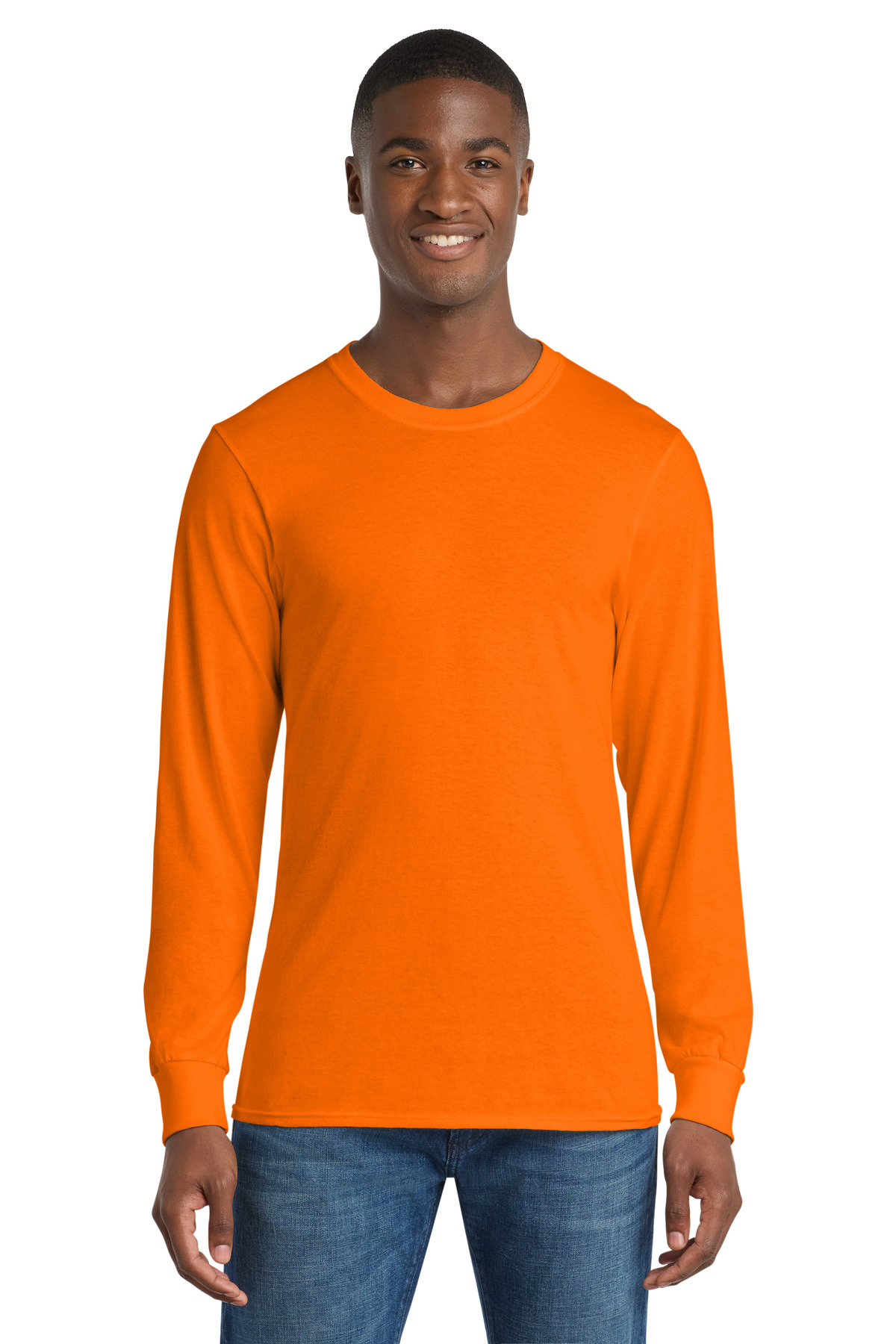 Port & Co Long Sleeve Core Cotton Tee. PC54LS 206