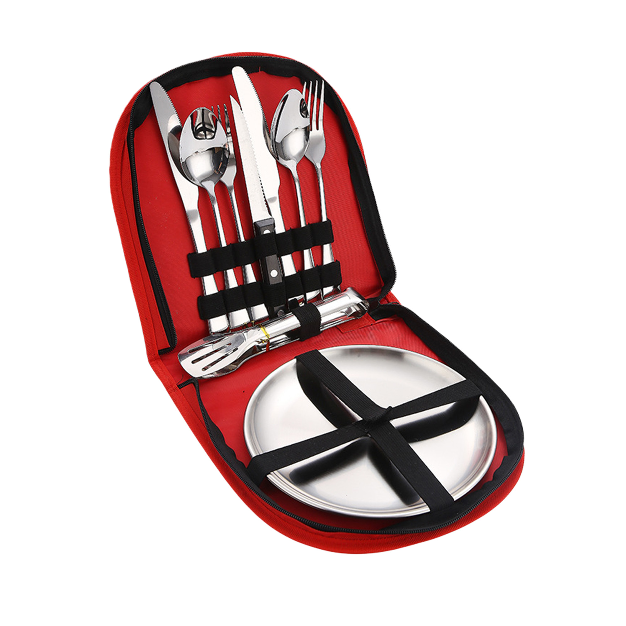 Portable Silver Tableware Set 4