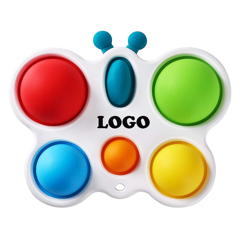 Small Stress Reliever Finger Bubble Toys (Butterfly ) 1