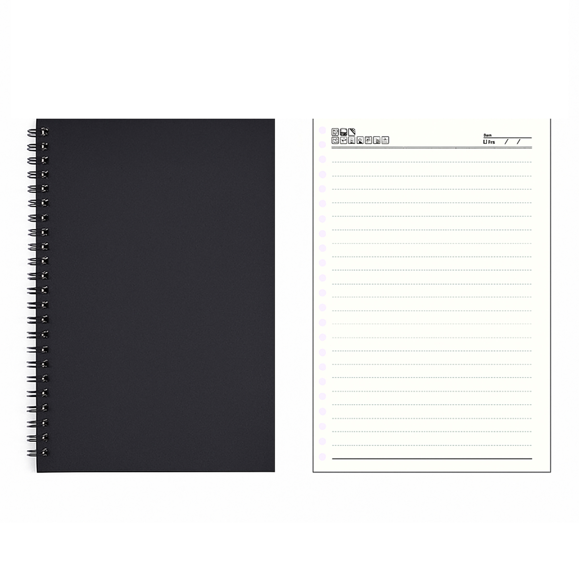 Spiral Notebook With Lined Pages 5