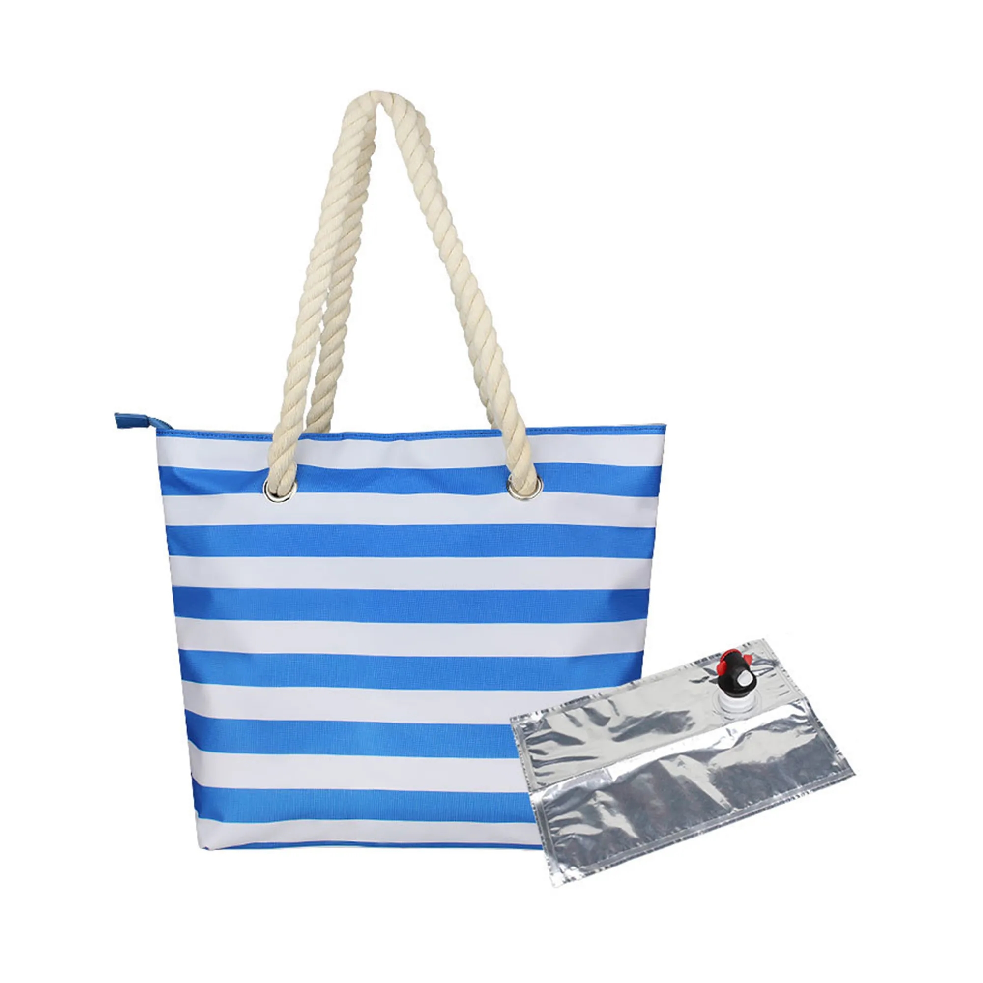 Insulated Portable Picnic Wine Tote Bag 4