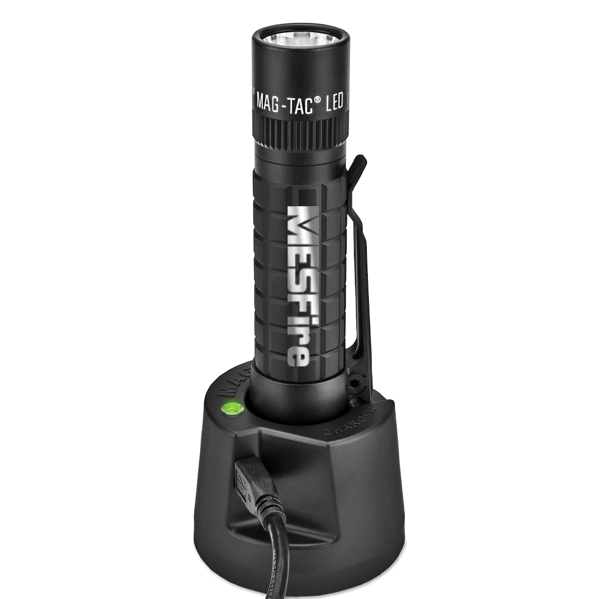 MAG-TAC LED Rechargeable Flashlight, Laser Engraved 2