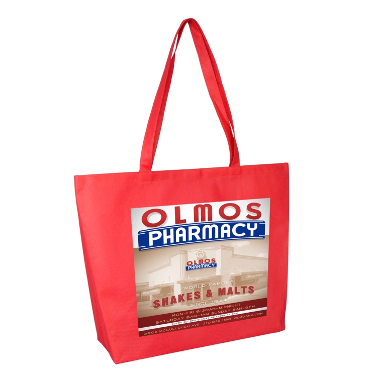 21"W x 15"H x 5" Gusset - "CAROLINA" Large Shopping and Beach Tote Bag 27