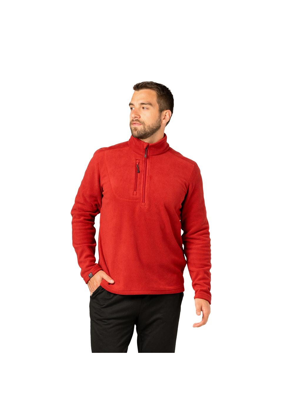 Storm Creek Men's Fireside Fleece Microfleece Quarter Zip 12