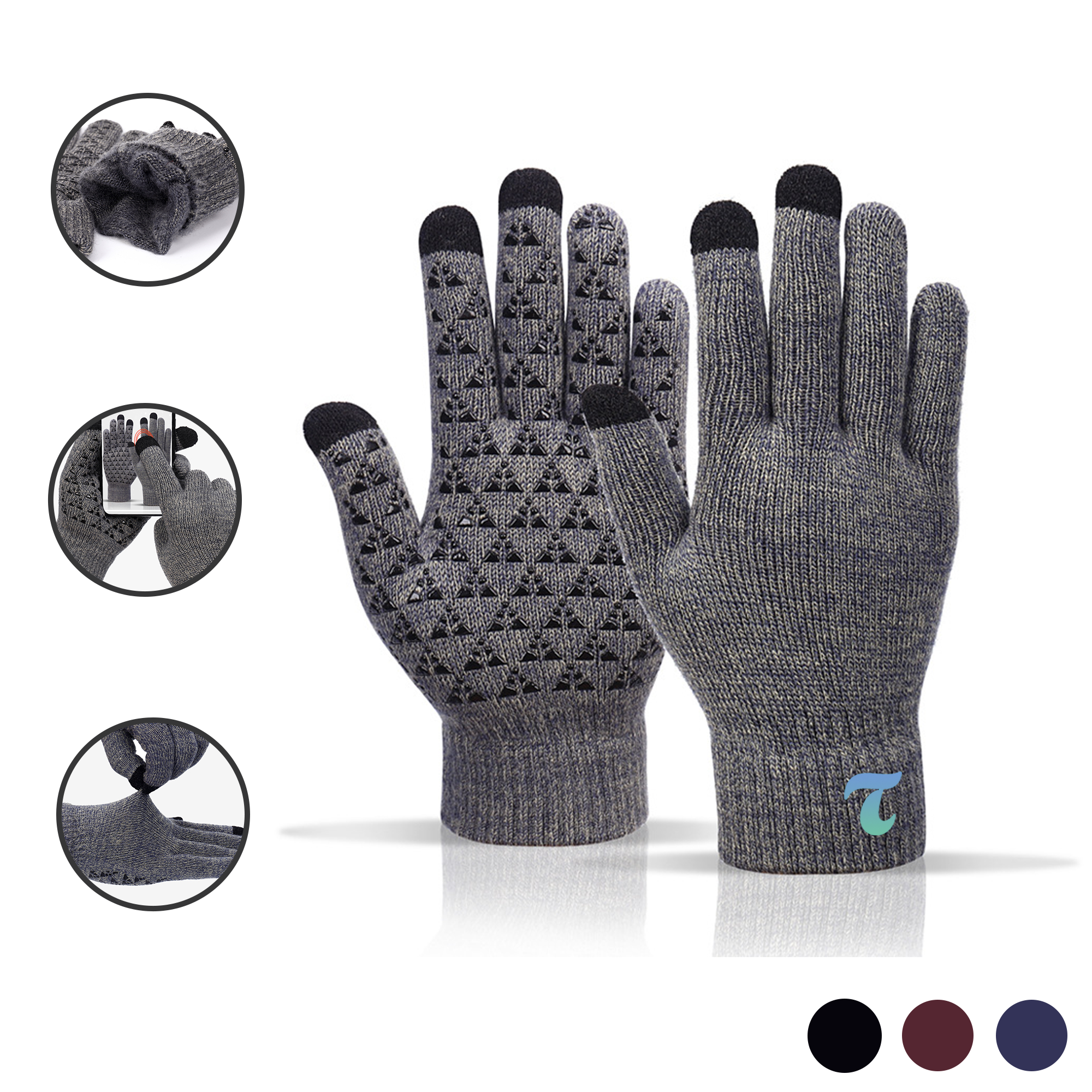 Touch Screen Warm Running Gloves MOQ20 2