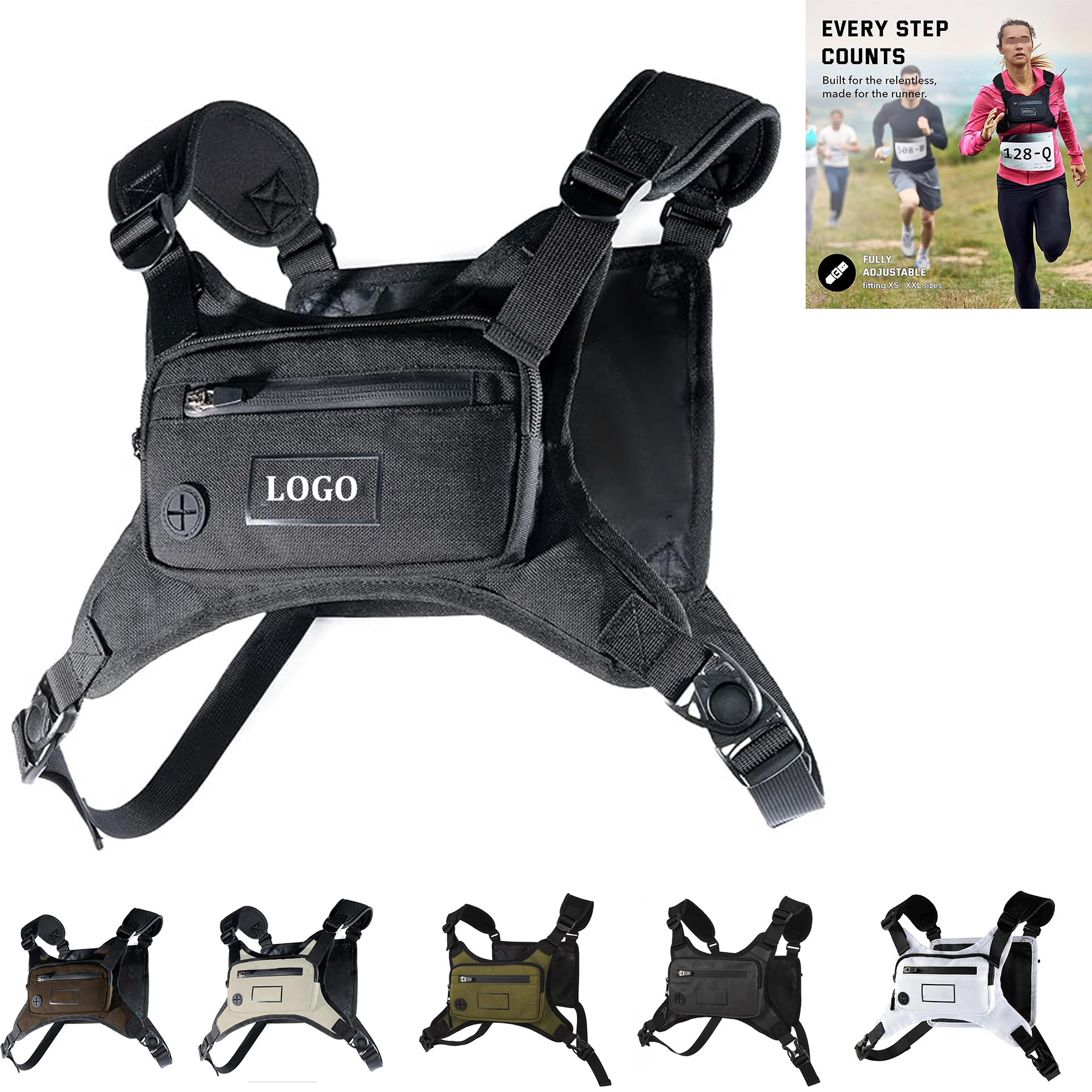 Lightweight Waterproof Sports Chest Pack 4