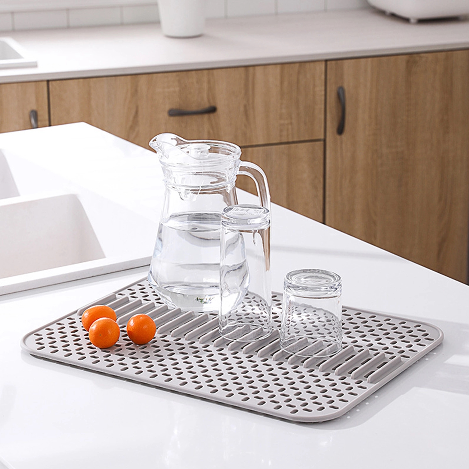 Kitchen Silicone Draining Mat 4