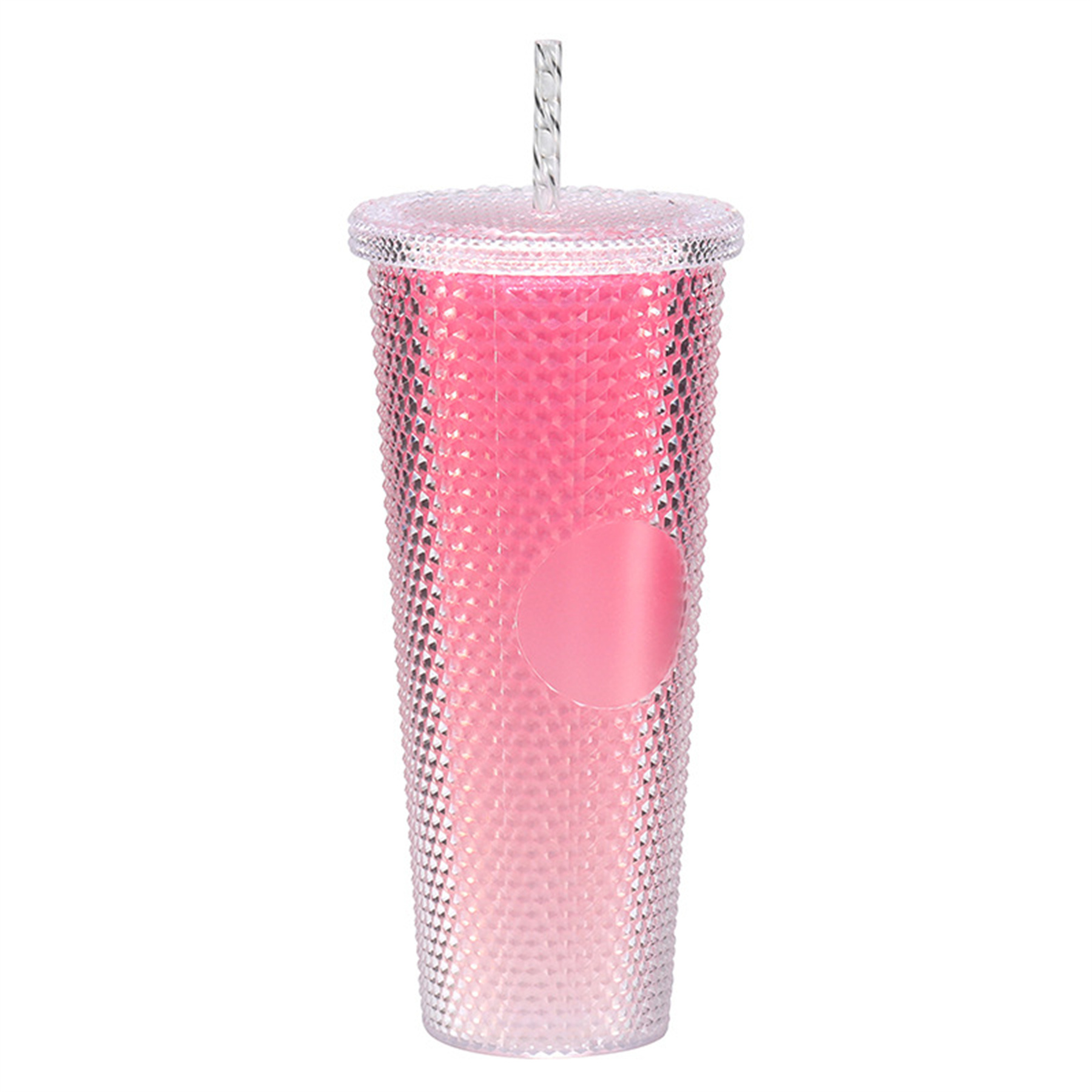 24oz Plastic Durian Cup with Straw 6