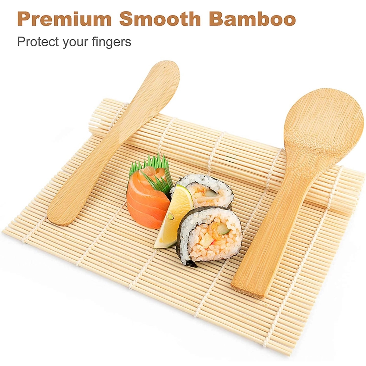 9 Pcs Premium Bamboo Sushi Making Kit 2