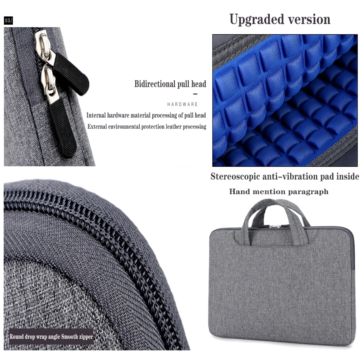 Waterproof Airbag Protective Laptop Sleeve 3