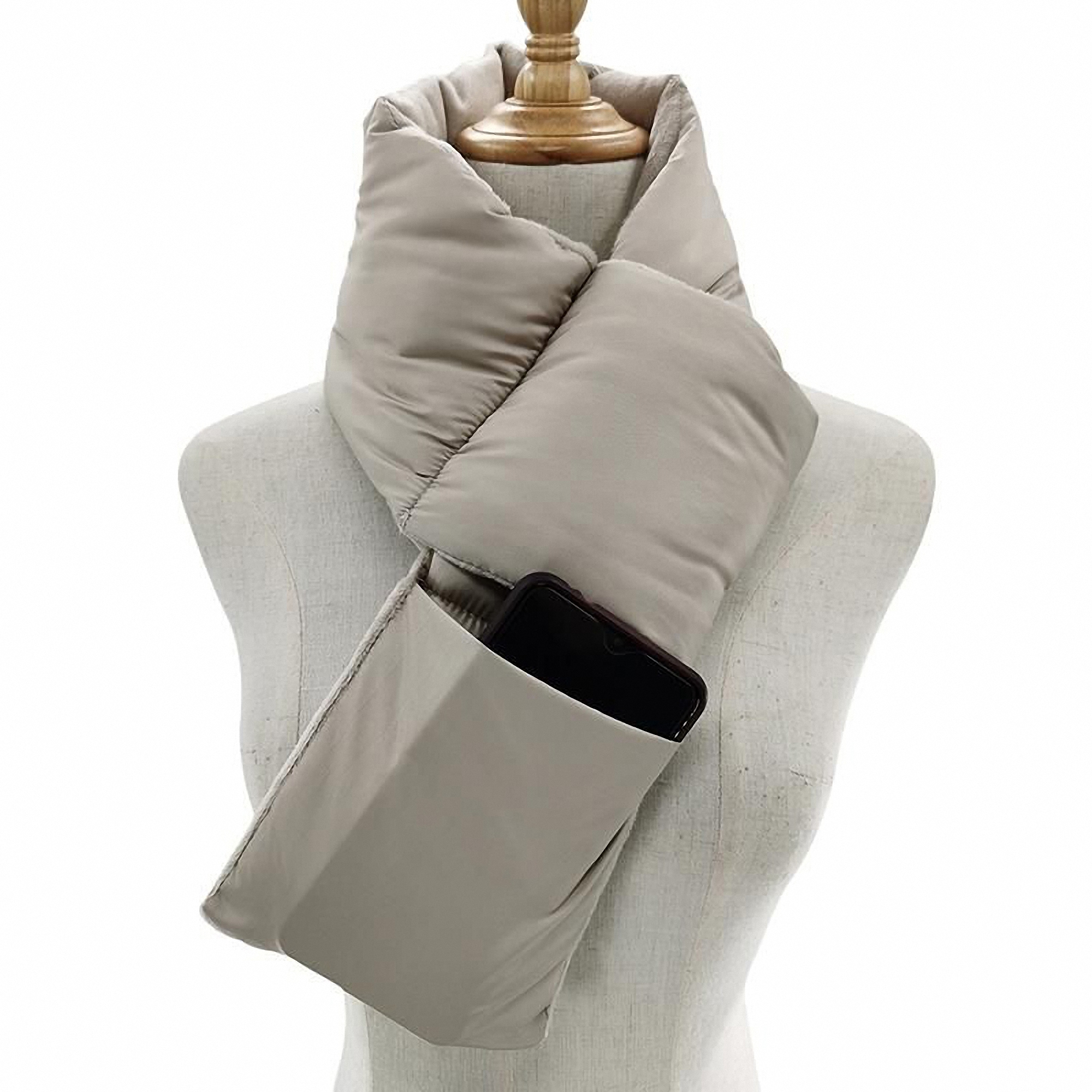 Pocketed Cotton Scarf 2