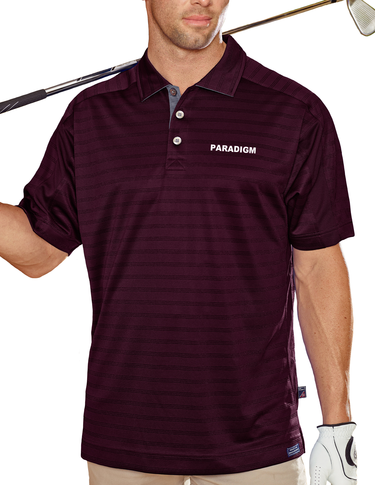 Men's Paradigm Engineer Track Knit Polo Shirt 6