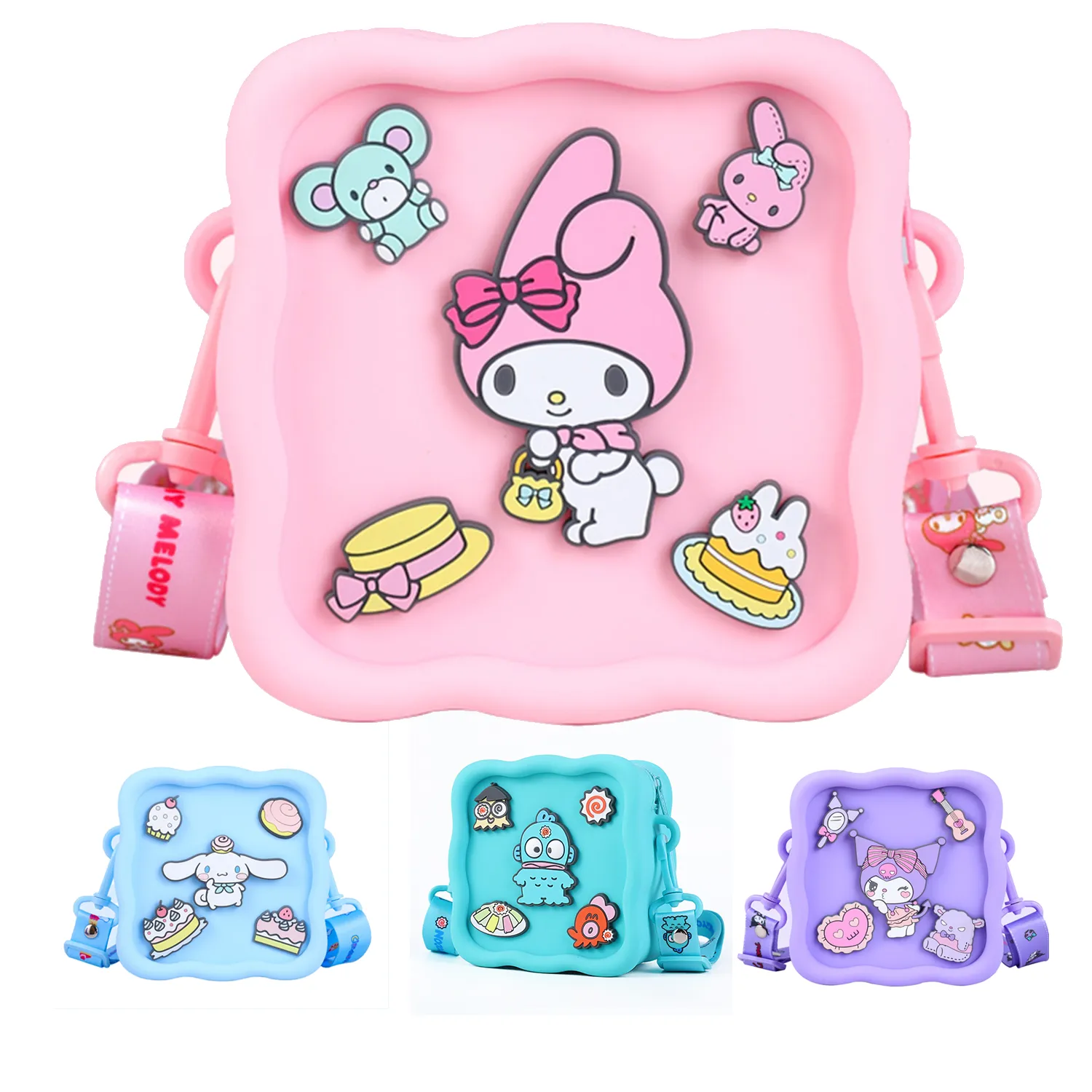 Cartoon Silicone Crossbody Bag 2