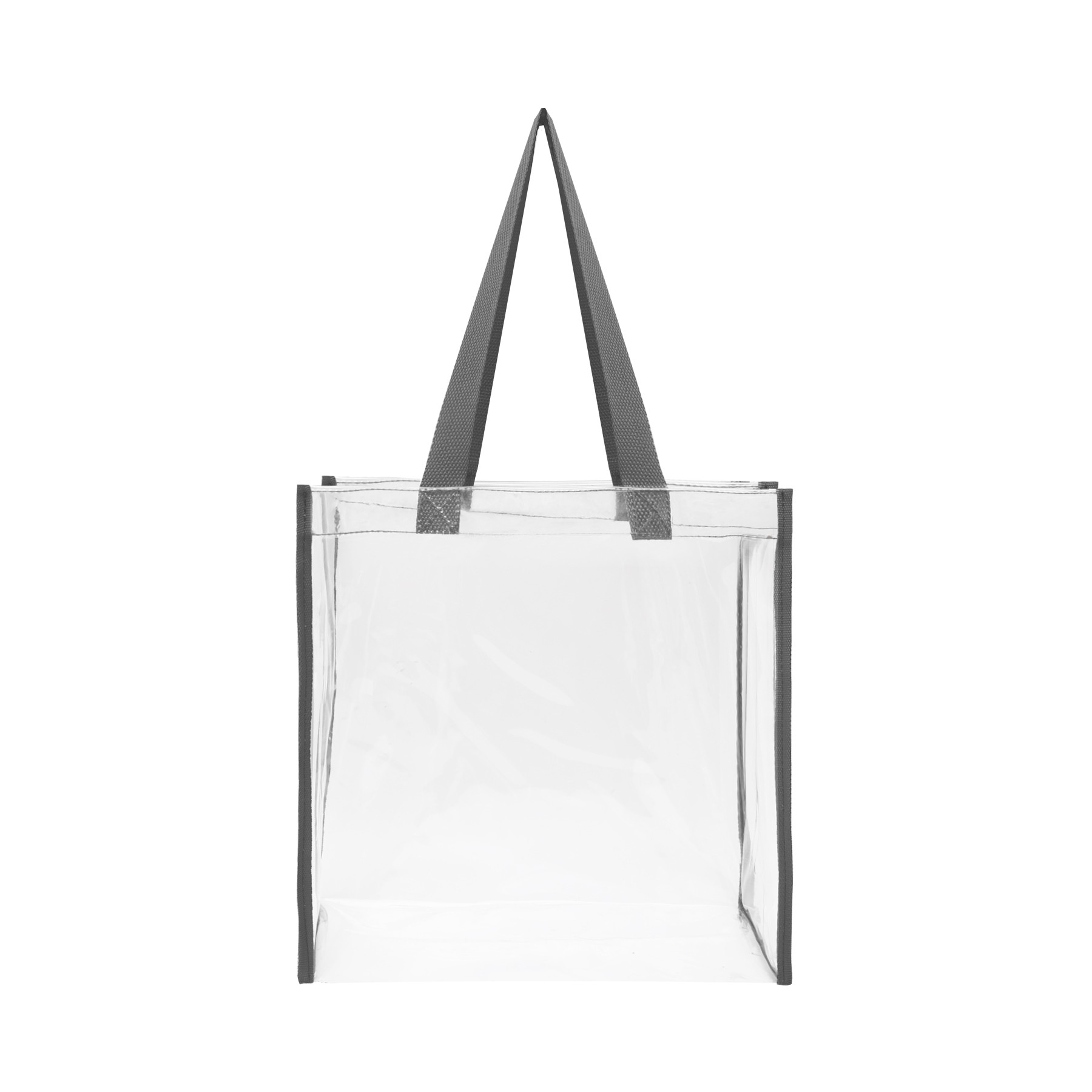 Stadium Approved Clear Transparent Pvc Tote Bag (12"X12"X6") 14