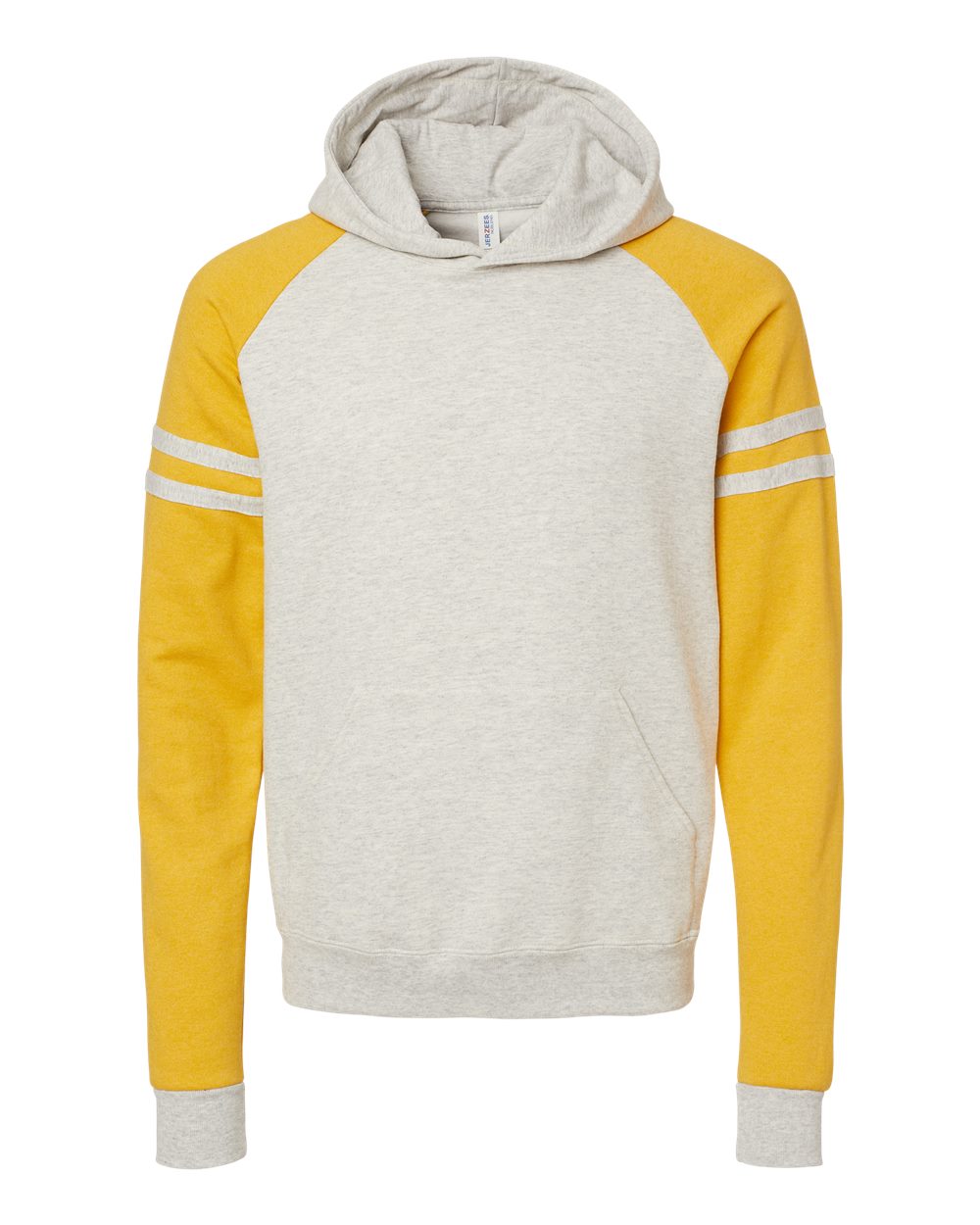 Unisex Nublend® Varsity Colorblocked Raglan Hooded Sweatshirt - 97CR 3