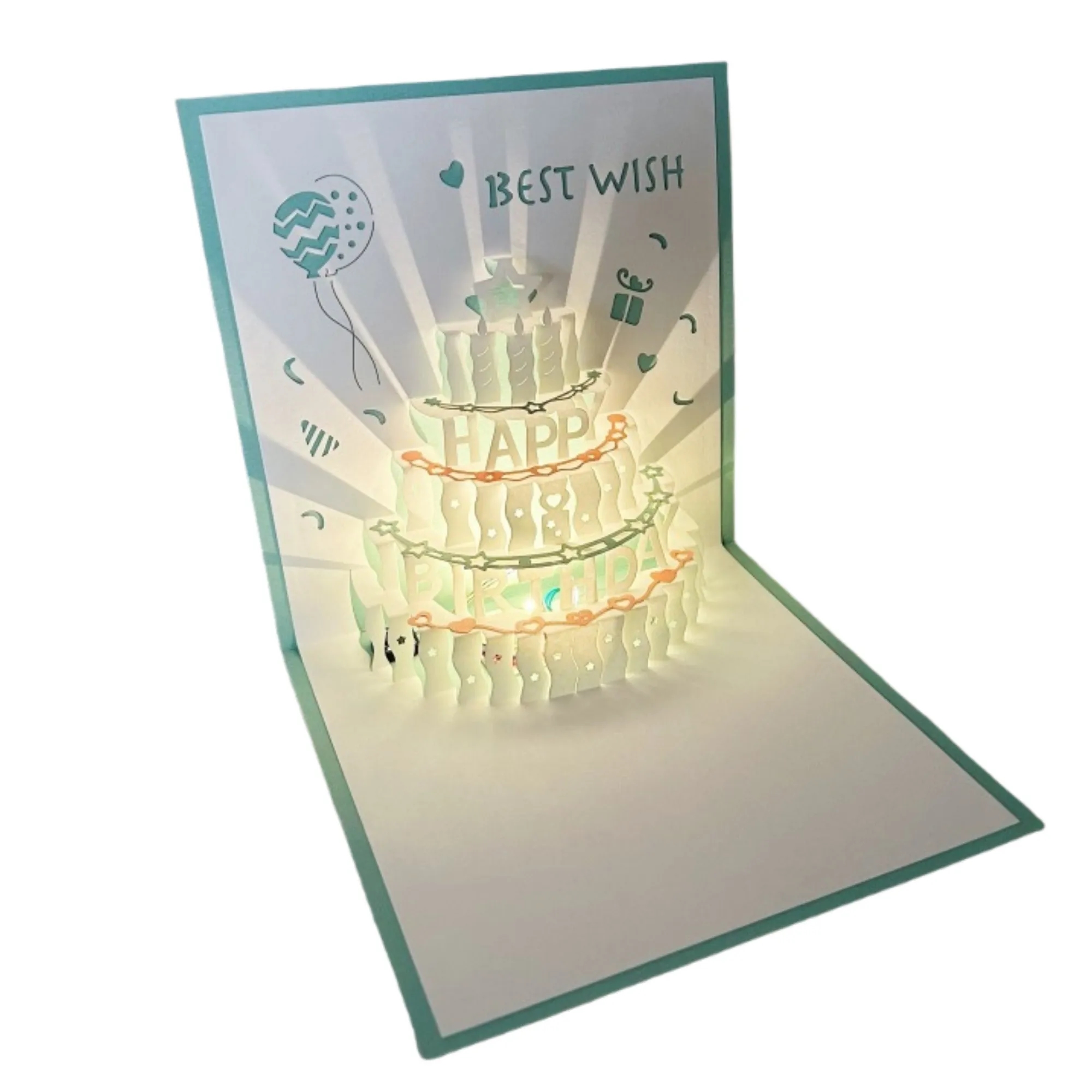 Recordable 3D Birthday Cake Card 4