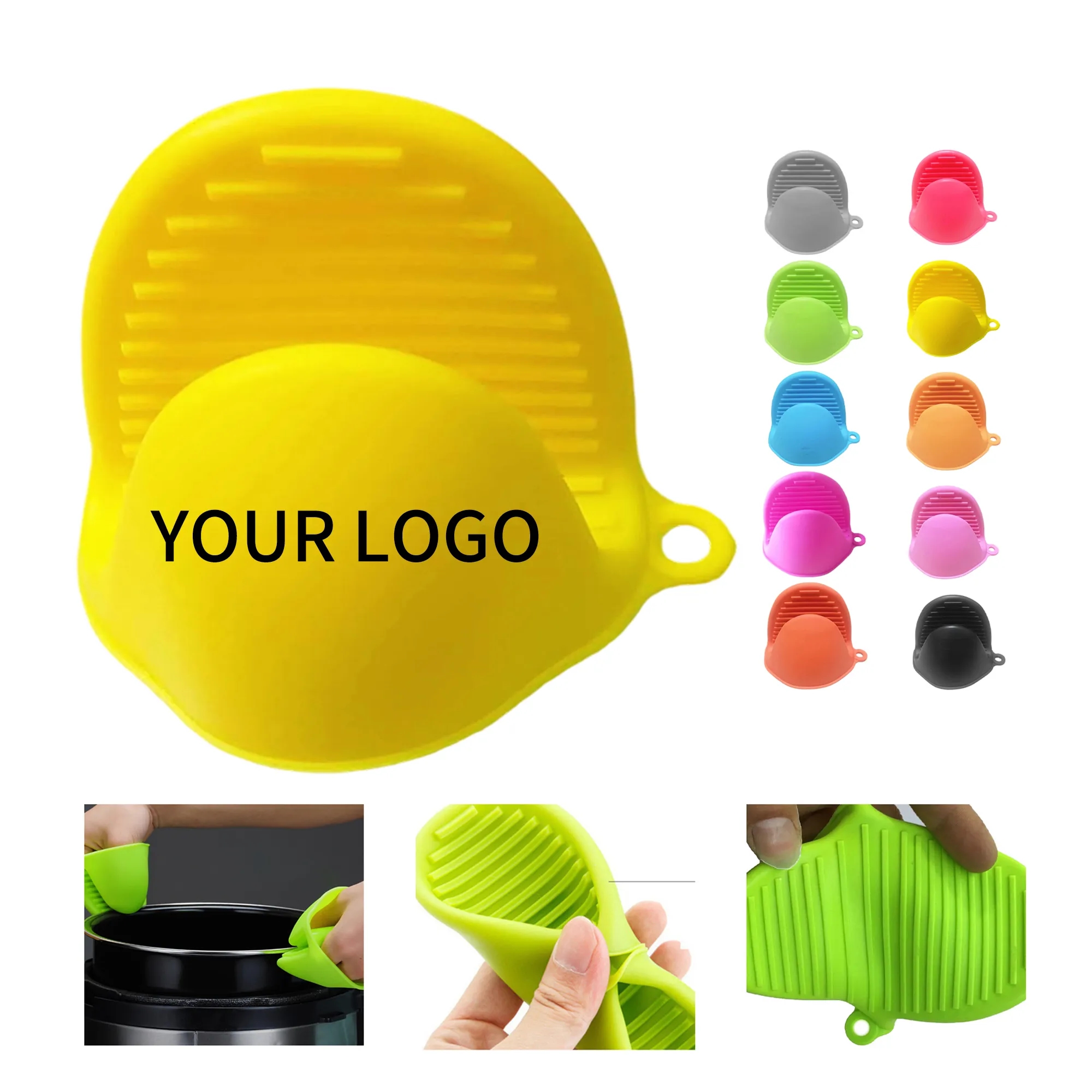 Reusable Silicone Oven Mitt Practical Safe for Cooking 3