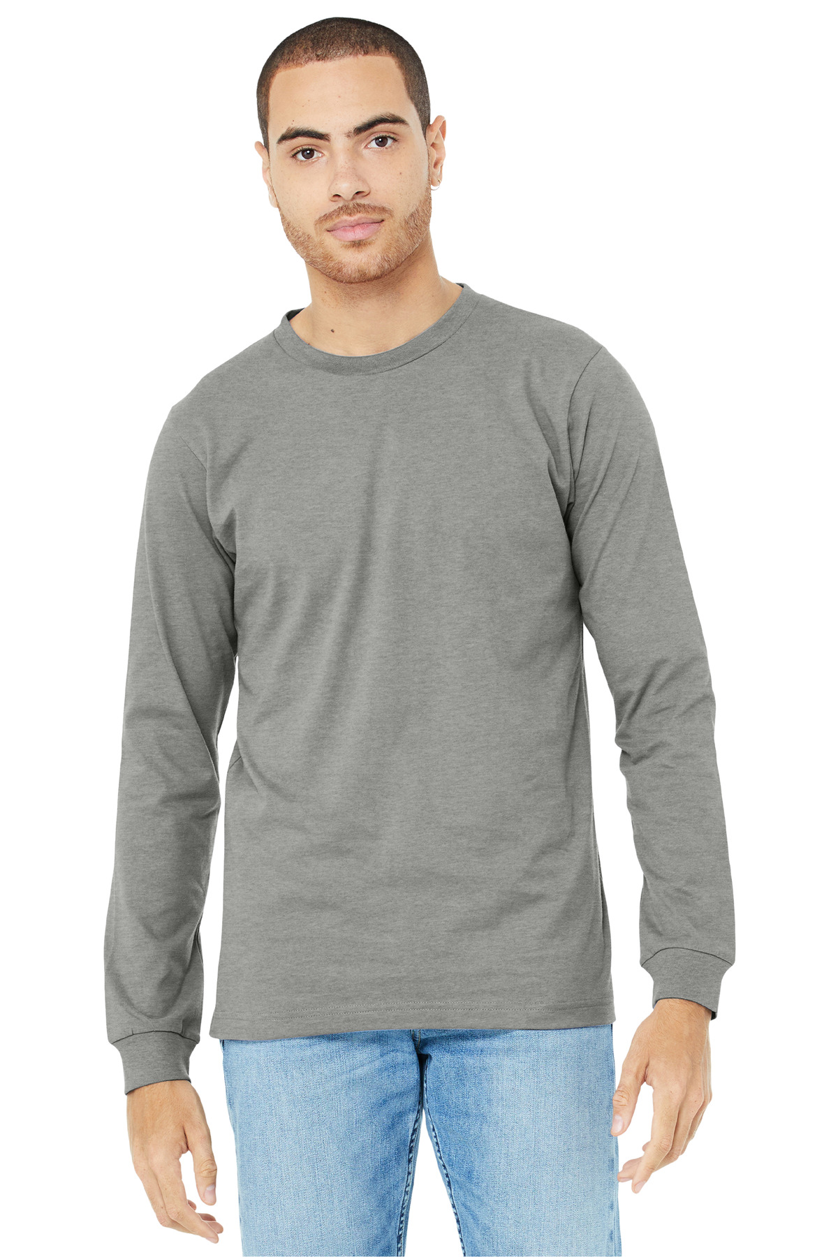 BELLA+CANVAS Unisex Heather CVC Long Sleeve Tee BC3501CVC 176