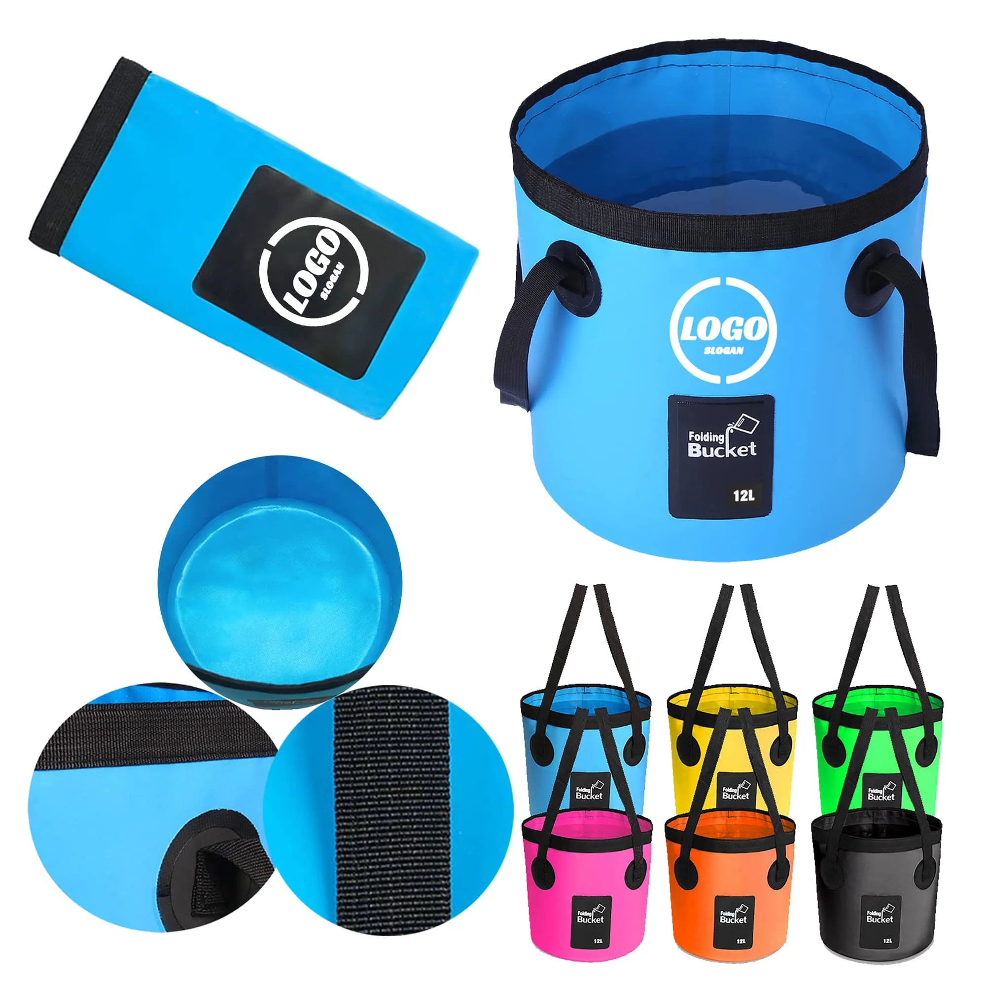 Folding Bucket Multiple Capacities Available