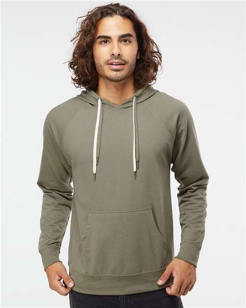 Unisex Icon Lightweight Loopback Terry Hooded Sweatshirt - SS1000 72