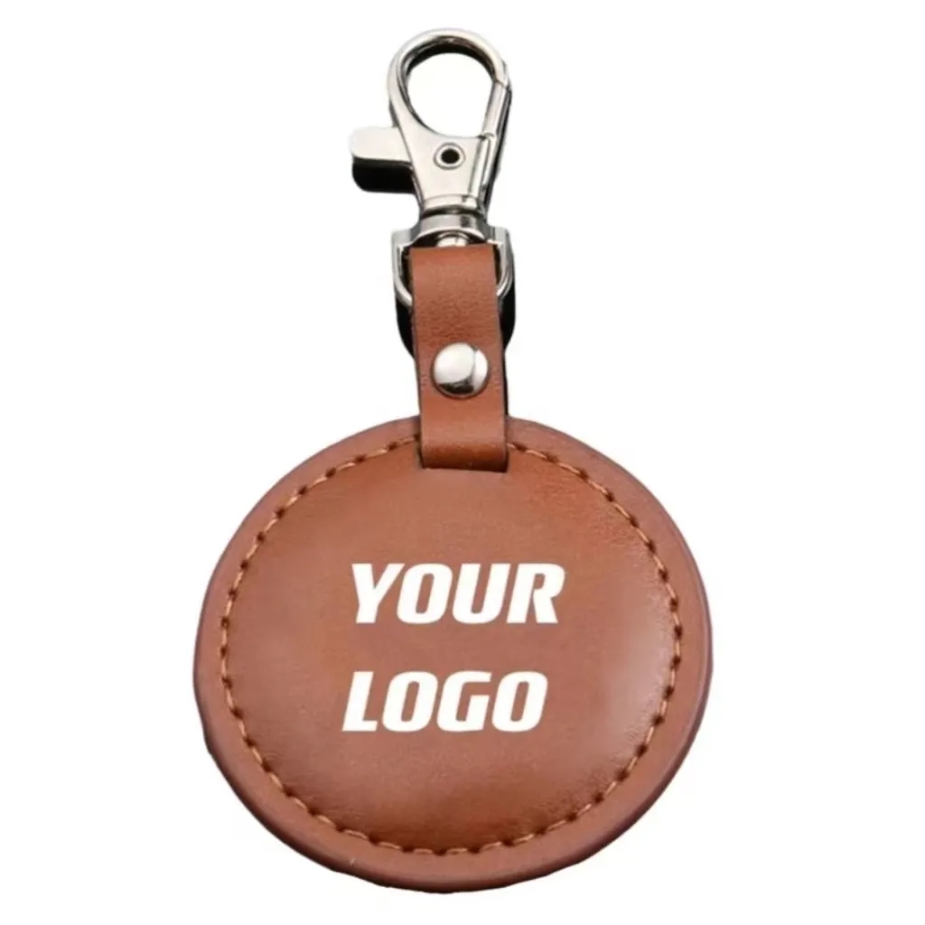 Round Leather Key Chains & Car Keychain 1