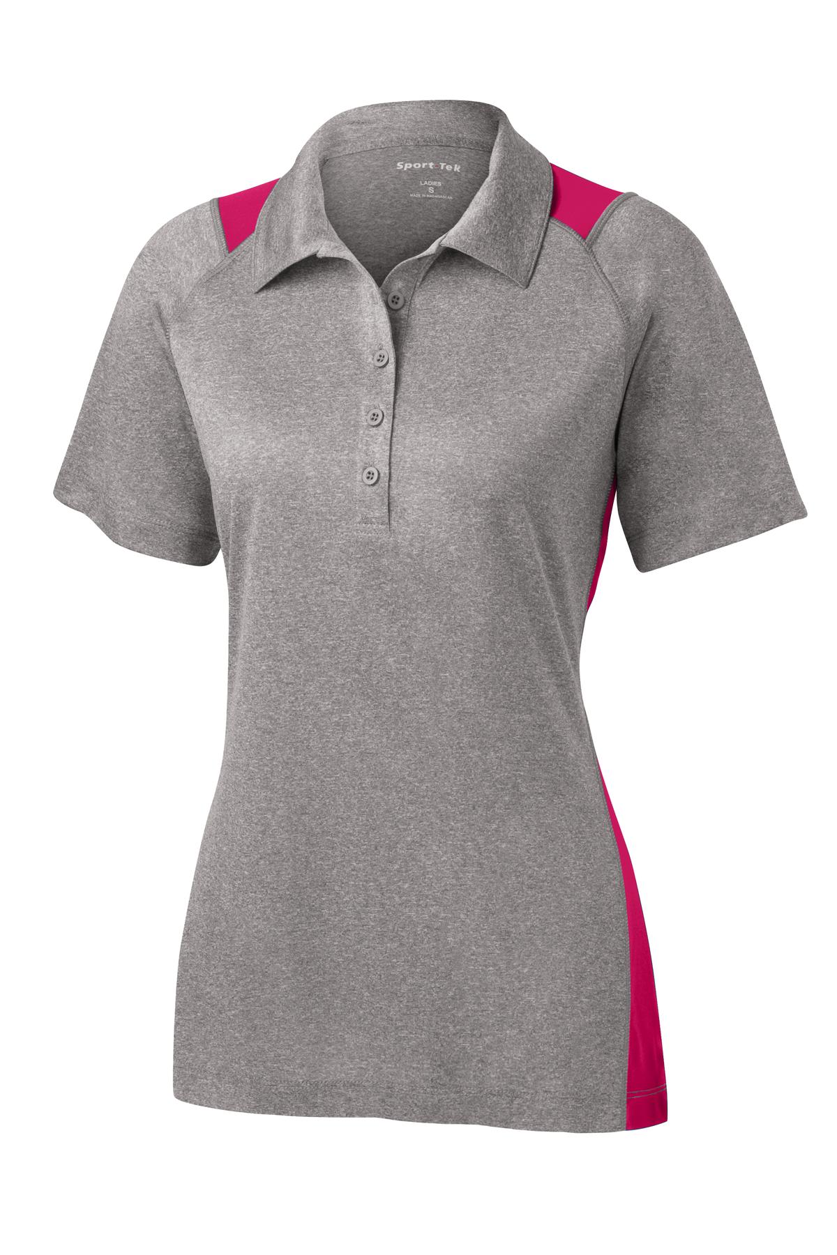 Sport-Tek® Women's Heather Colorblock Contender Polo 66