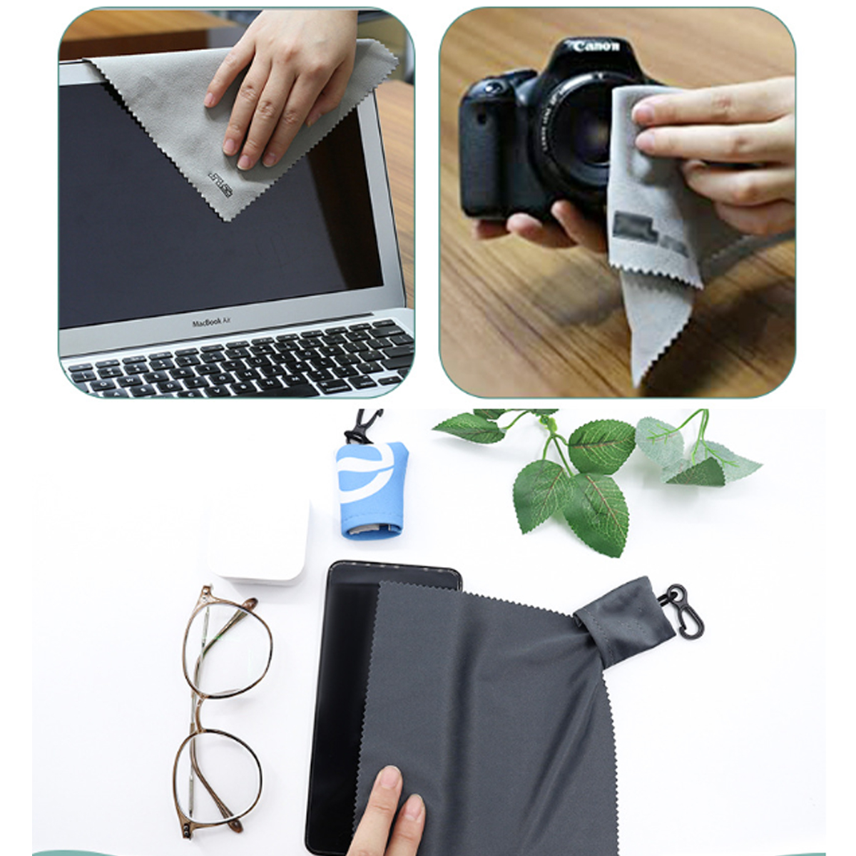 Microfiber Cleaning Cloth with Clip 6