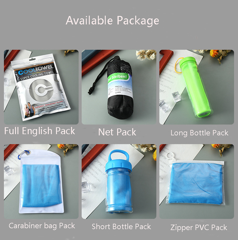 Sports Single Color Chilling Cool Towel--32" x 12" 4