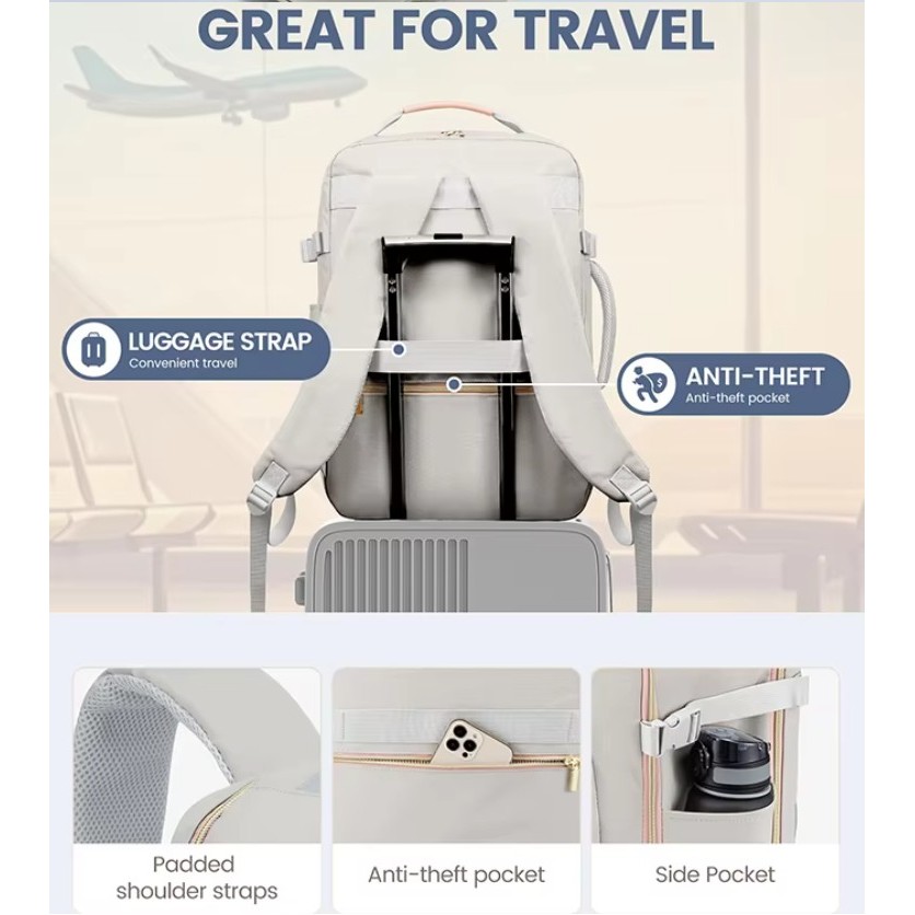 40L Carry on Backpack for Traveling on Airplane 4