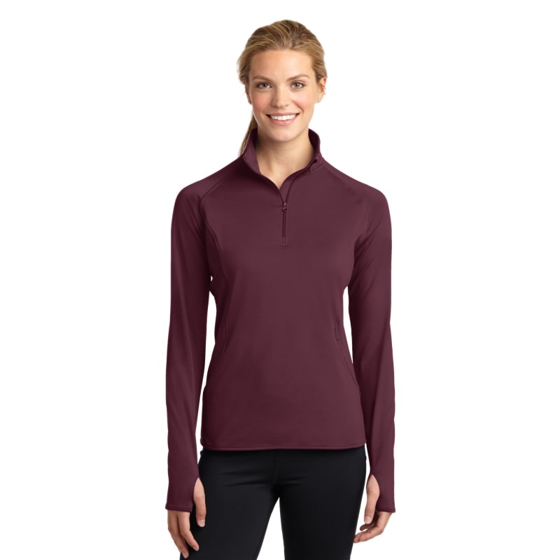 Sport-Tek Women's Sport-Wick Stretch 1/4-Zip Pullover. 65