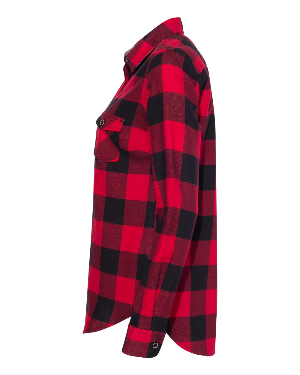 Women's Vintage Brushed Flannel Shirt - W164761 7