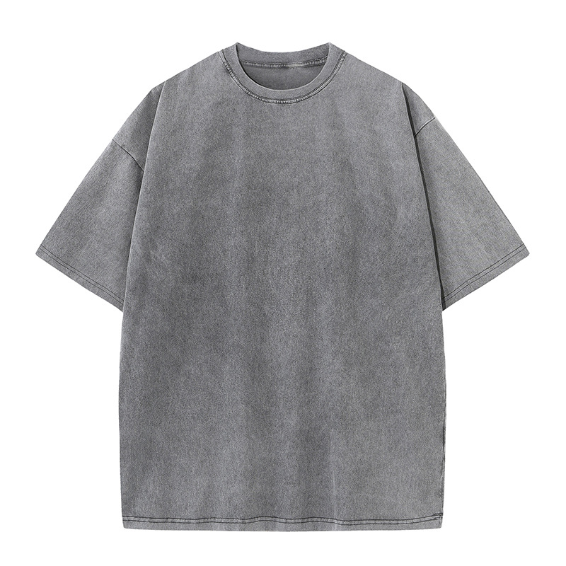 Distressed T-Shirt with Logo Printed 2