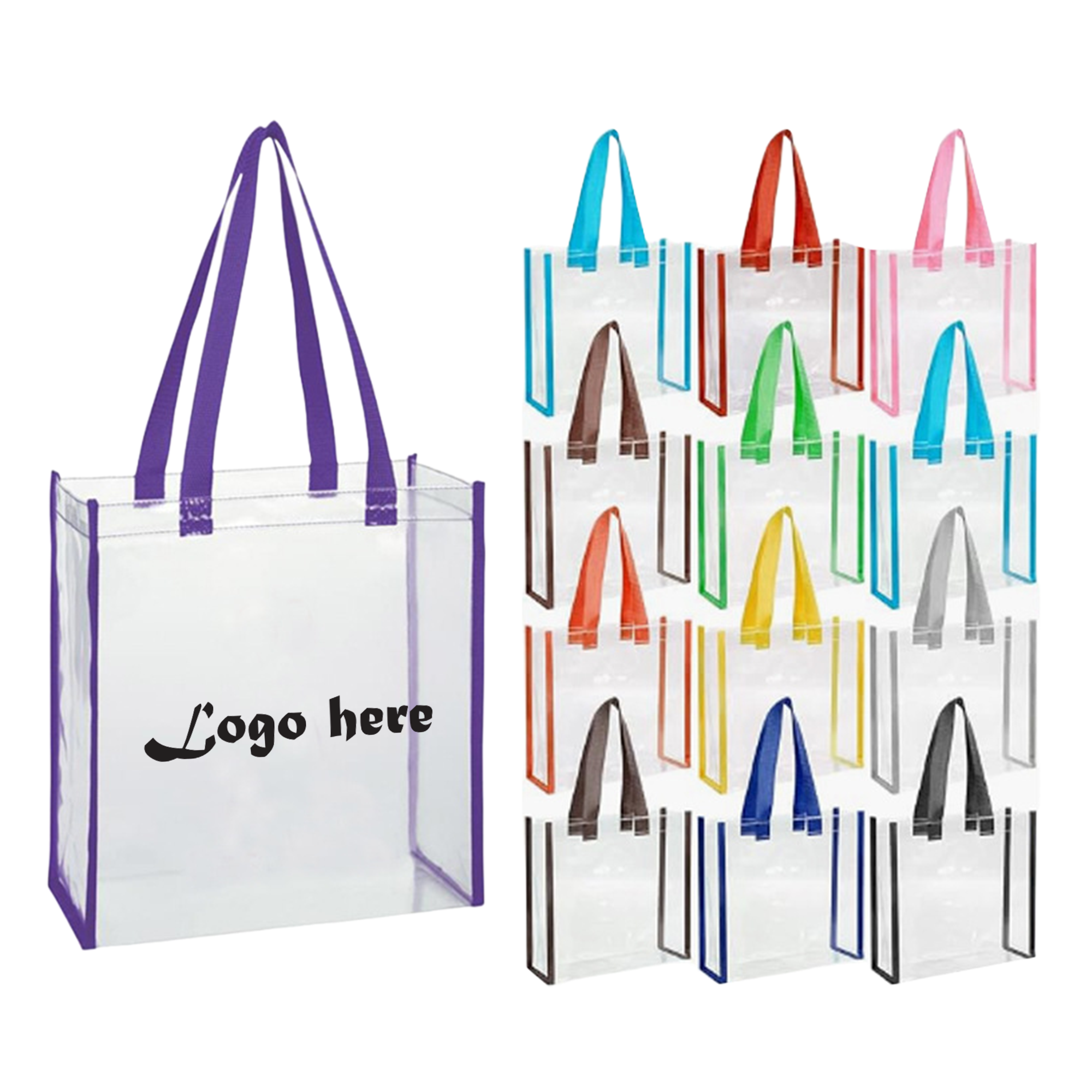 Clear Stadium Security Tote Bag MOQ50 4
