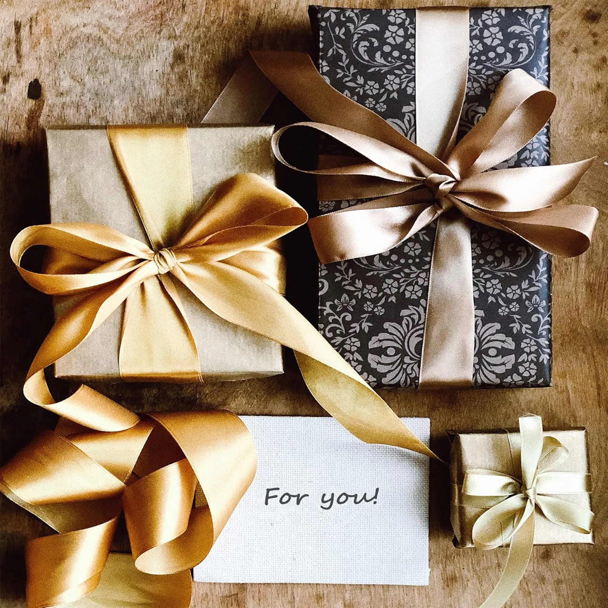 5/8 Inch Polyester Gift Box Ribbon 4