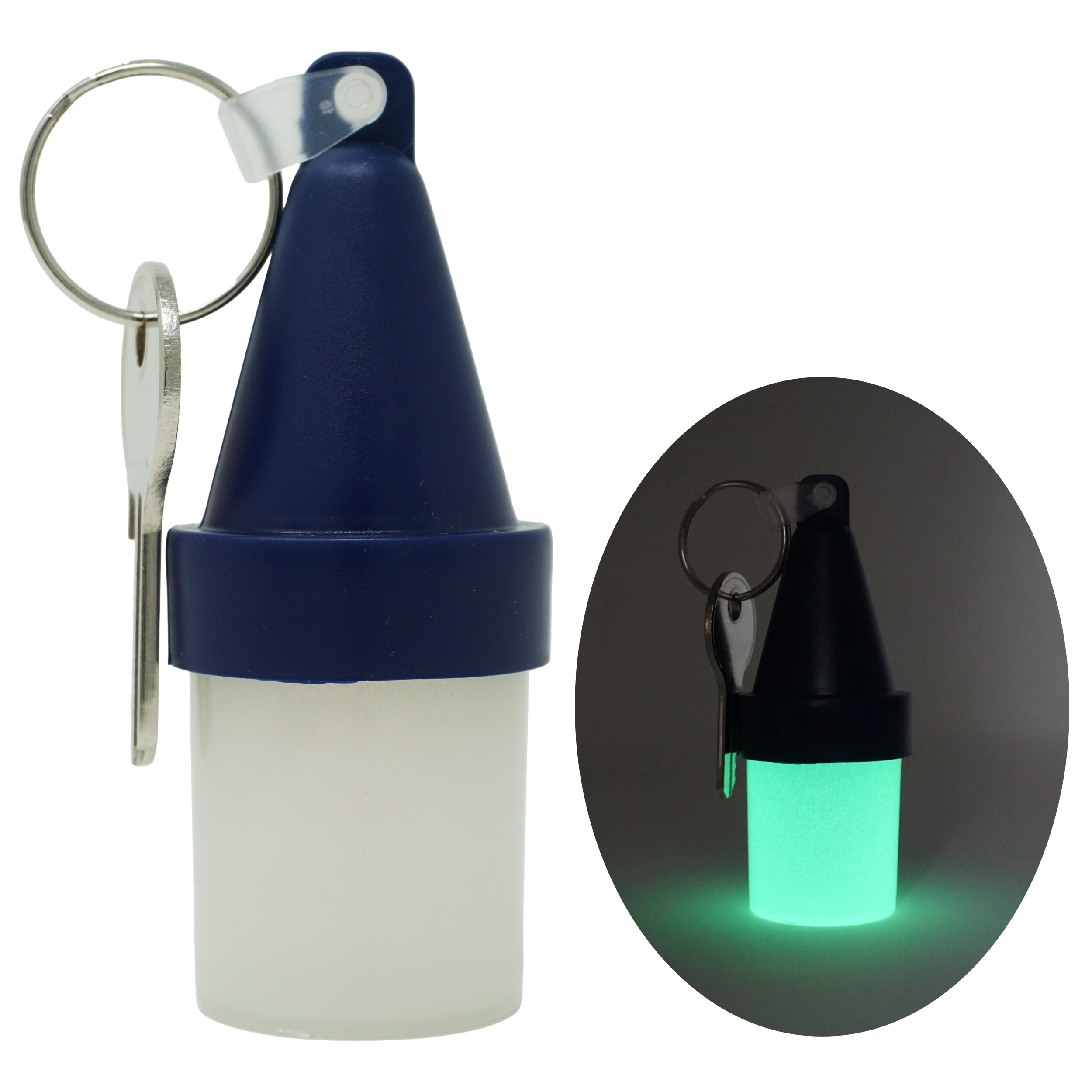 Glow-in-the-Dark Floating Buoy Key Chain for Boating & Marine 2