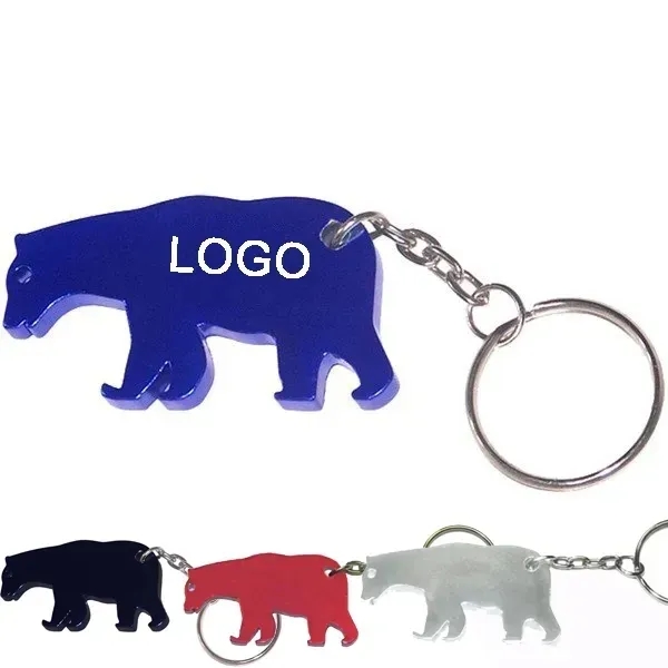 Bear Shape Bottle Opener w/Key Chain 3