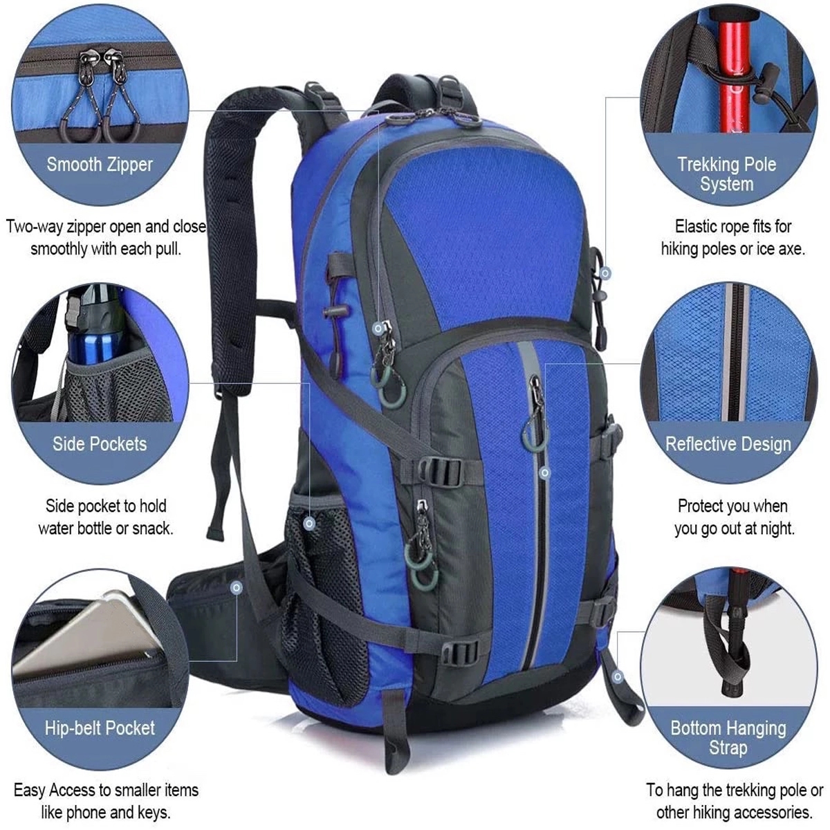 Large Capacity Hiking Backpack 4