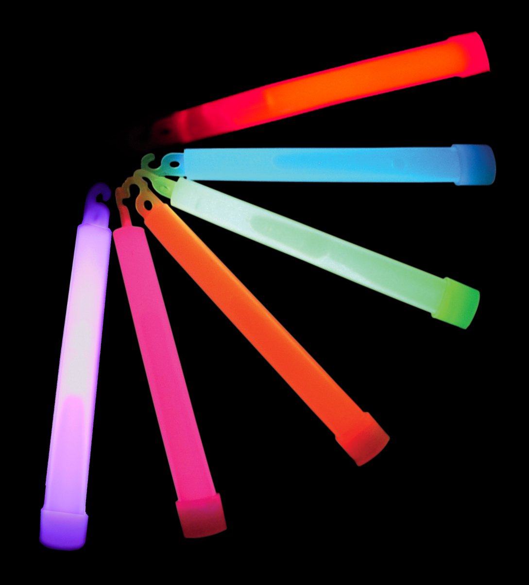 6" Glow Stick With Lanyard - Light Up 2