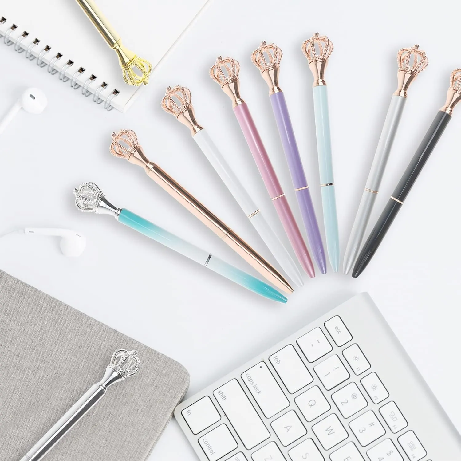 Diamond Crown Jewel Metal Pen 3