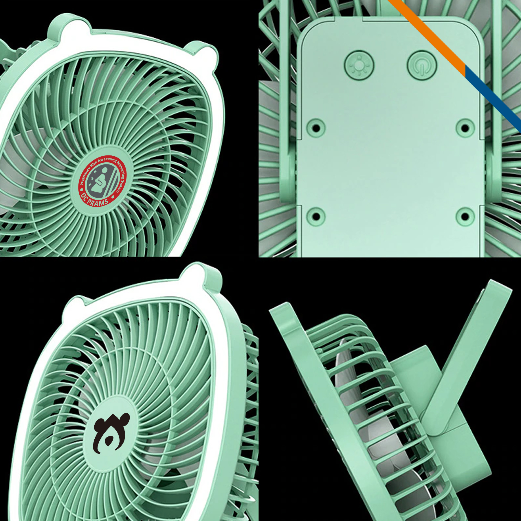Flamon 2in1 Desktop Fan 8