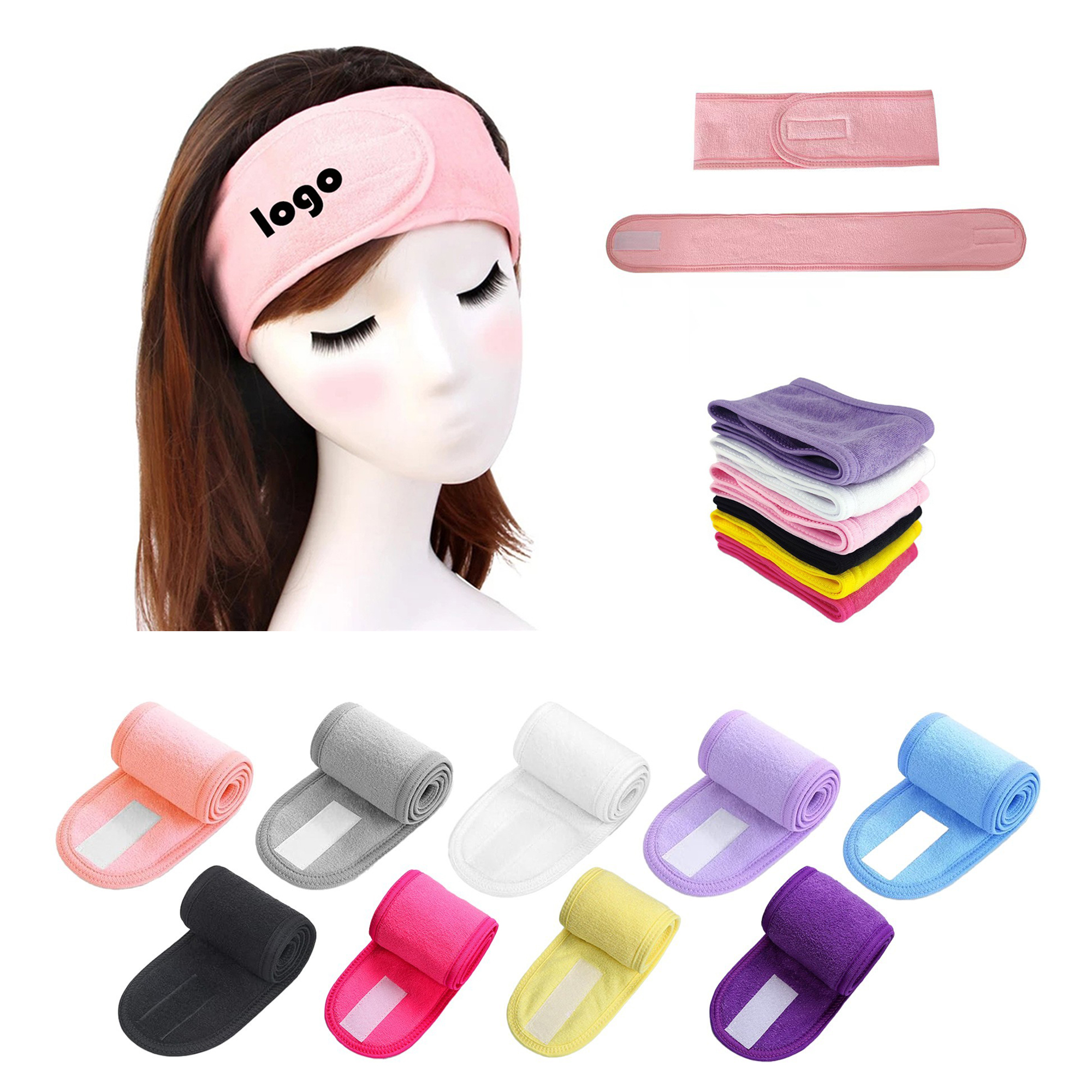 Makeup Yoga Hair Tie Face Wash Adjustable Headband 3