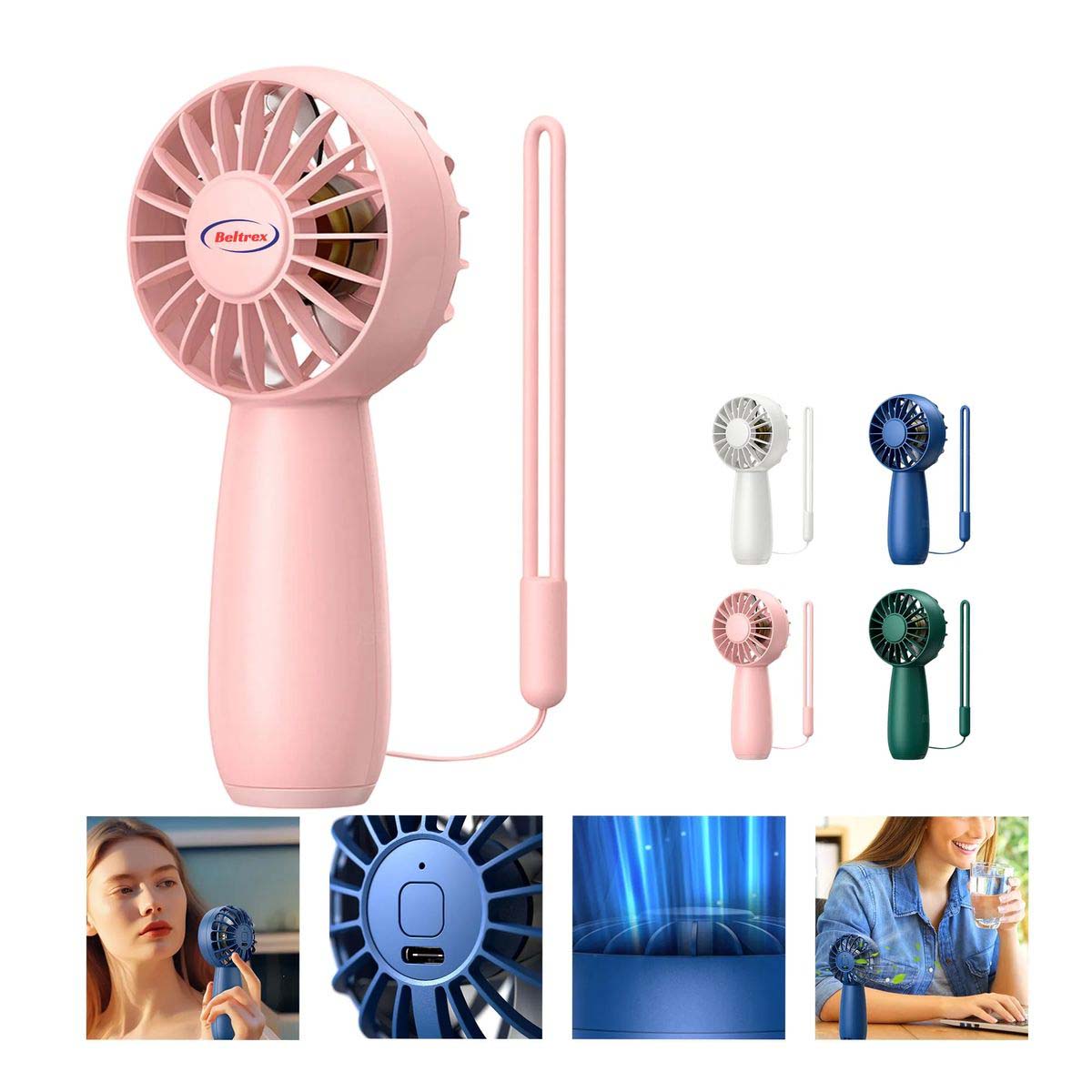 Portable Cooling Fan with Ergonomic Handle Design 1