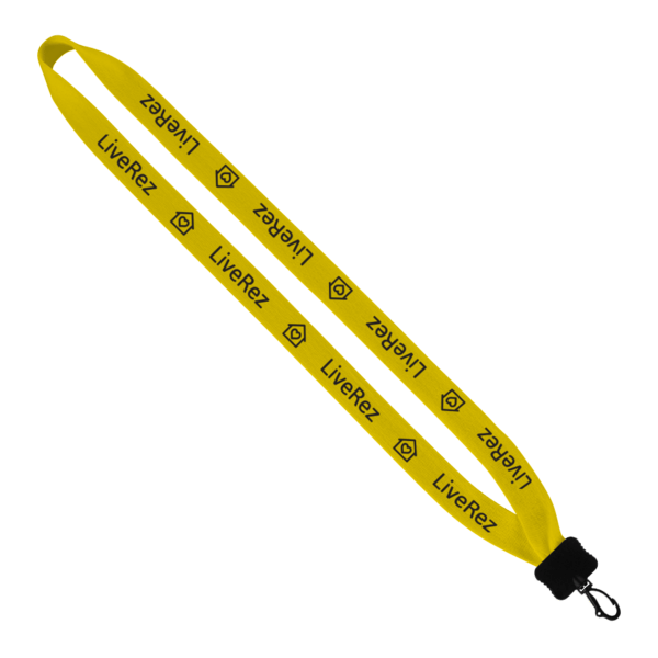 3/4" Cotton Lanyard with Plastic Clamshell & Swivel Snap Hook 23