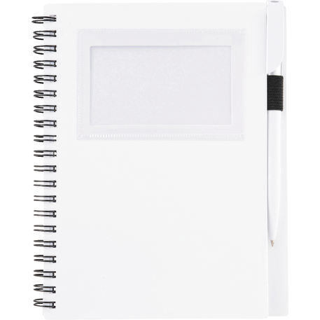 FSC® Mix 5.5" x 7" Star Spiral Notebook with Pen 35