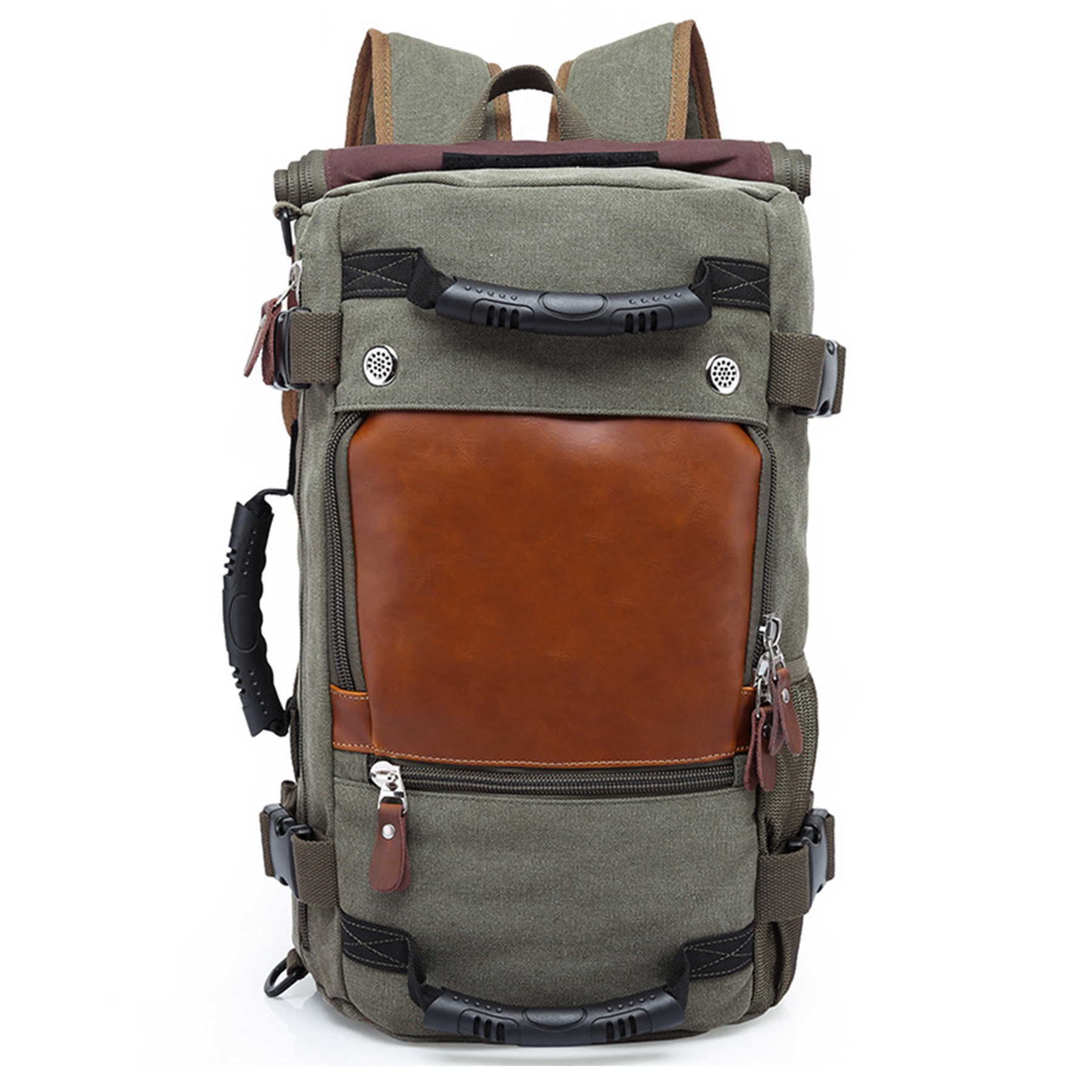 Canvas Duffel Bag with Shoe Compartment 5