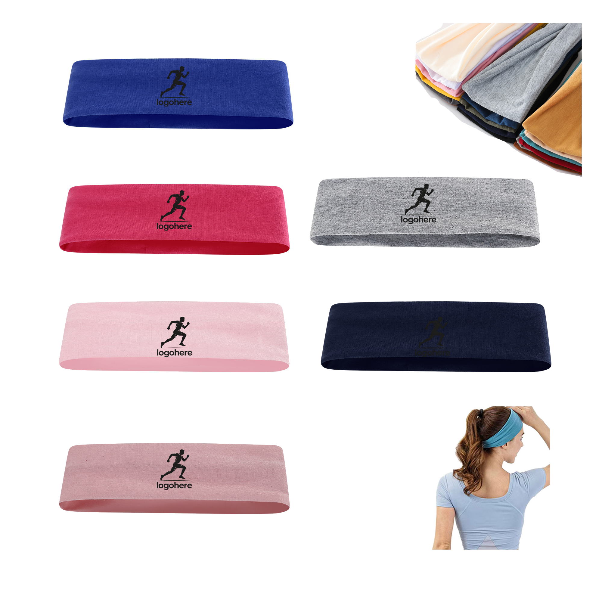 Custom Logo Headband 1