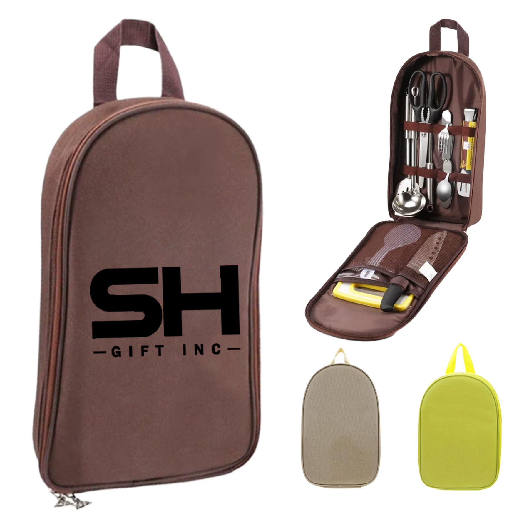 12 Piece Camp Kitchen Cooking Utensil Set Case 4