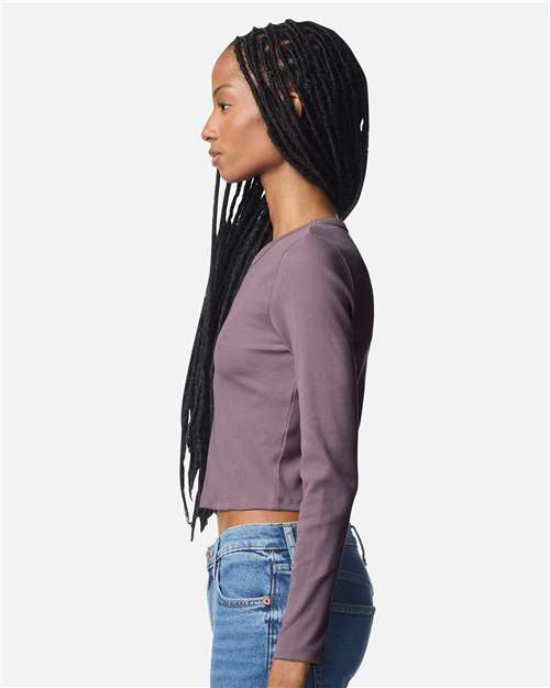 Women's Baby Rib Long Sleeve Fitted Tee - BR2107 40