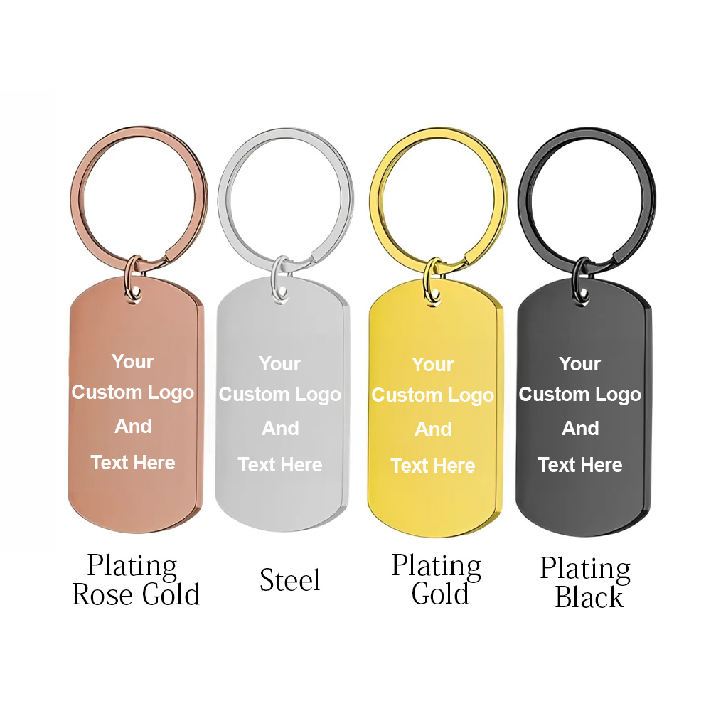 Photo Keychain With Text Unique Engraved 4